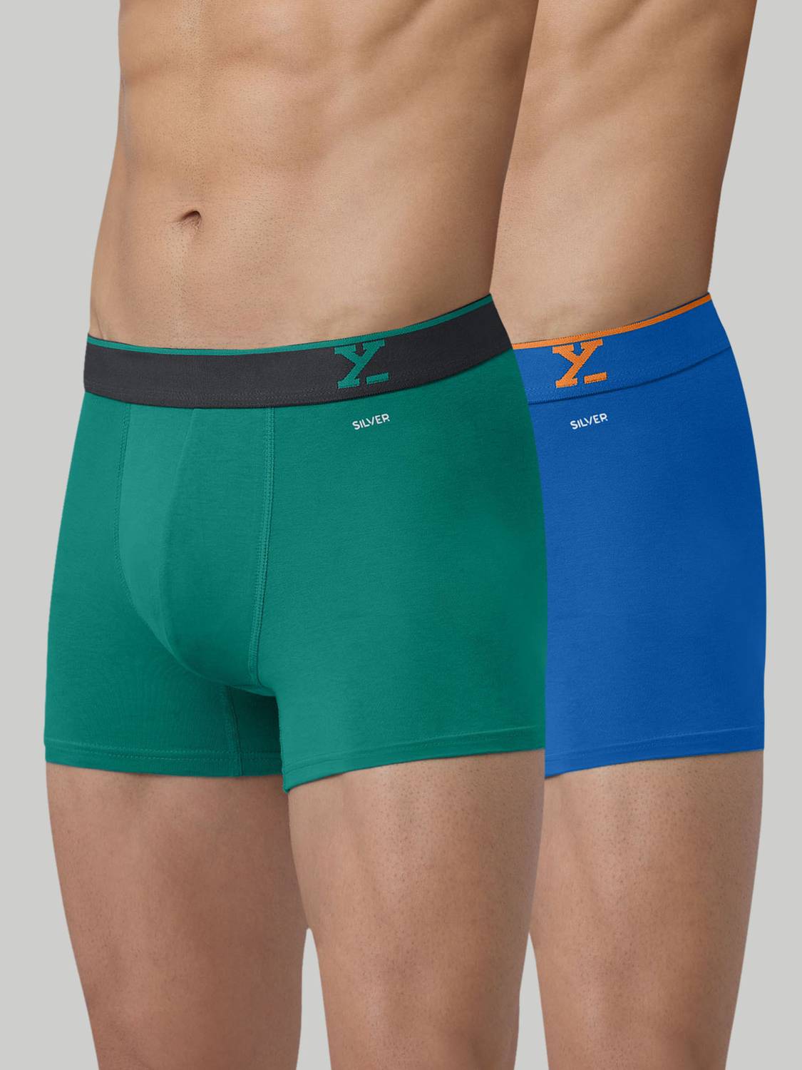 XYXX Pack of 2 Traq Anti-bacterial Odour-free cotton Men Trunk