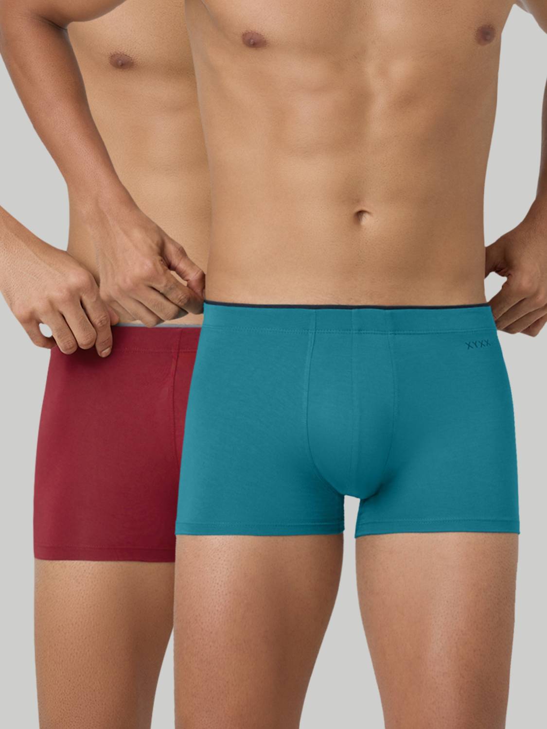 XYXX Pack of 2 Underwear Uno Intellisoft Micro Modal Solid Men Tr