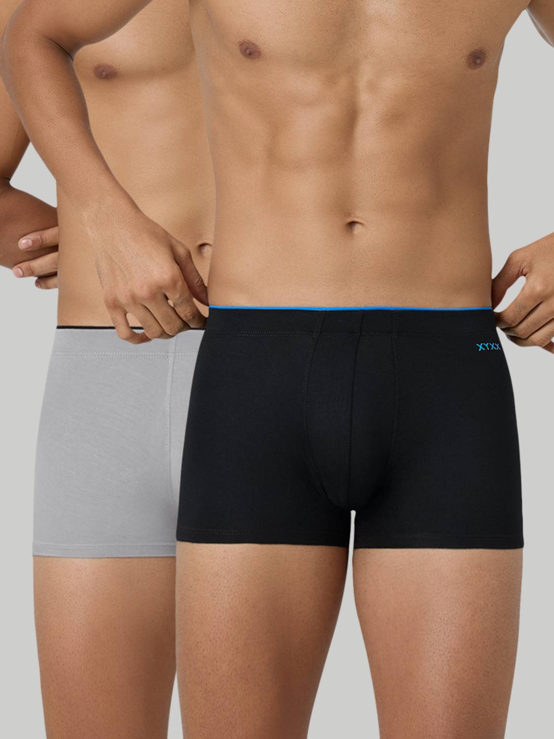 XYXX Pack of 2 Underwear Uno Intellisoft Micro Modal Solid Men Tr