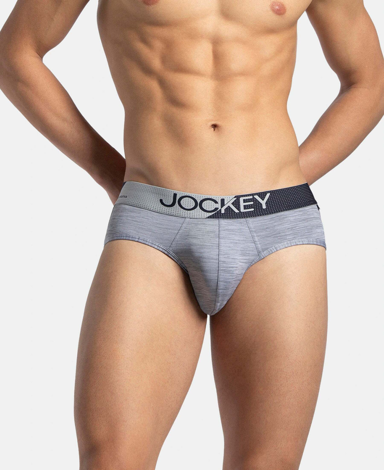 Image of JOCKEY Men MM04 Breathable Microfiber Mesh with StayDry Tech Active Wear Brief