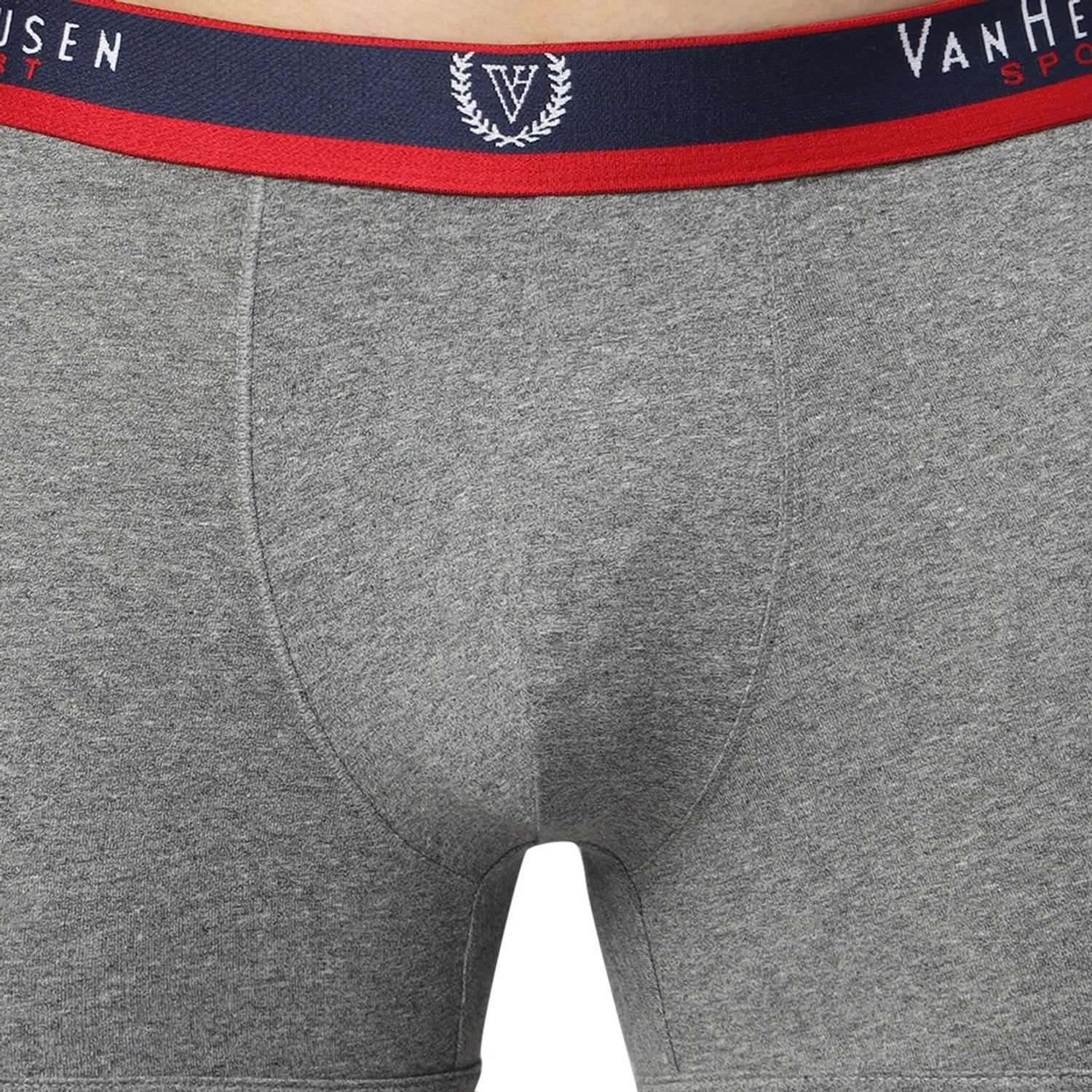 Image of VAN HEUSEN Men Sport Jaspe Textured And Double Layer Gusset Brief