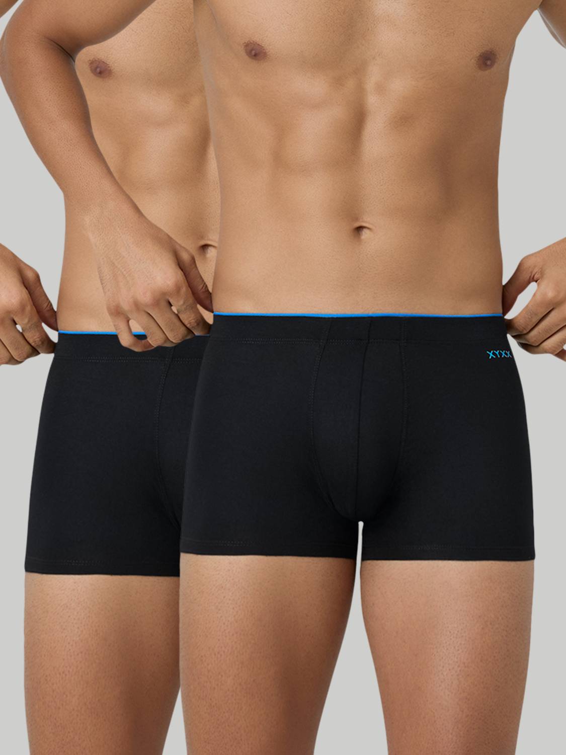 XYXX Pack of 2 Underwear Uno Intellisoft Micro Modal Solid Men Tr