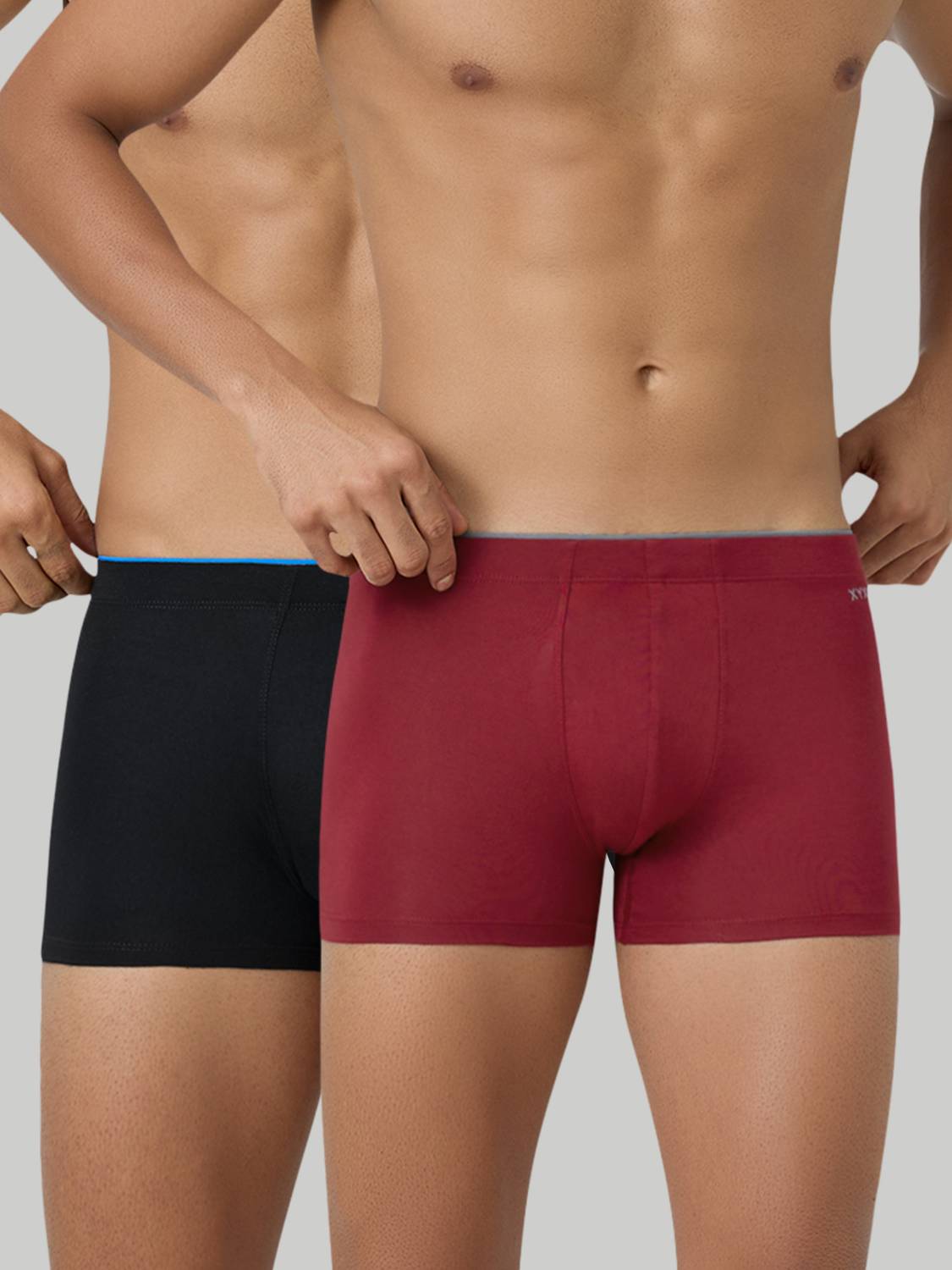 XYXX Pack of 2 Underwear Uno Intellisoft Micro Modal Solid Men Tr