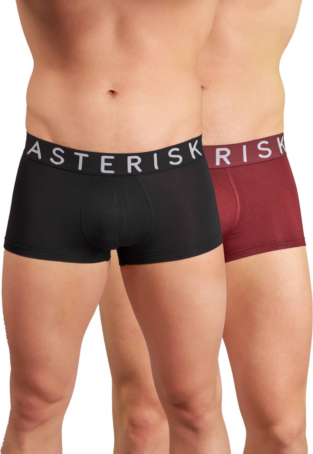 Asterisk Men Ultrasoft Micromodal Solid Short Underwear Trunk For Men Brief