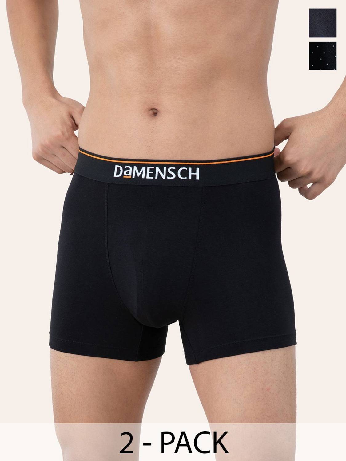Damensch Pack of 2 Deo-Cotton Deodorizing Anti-Bacterial Printed