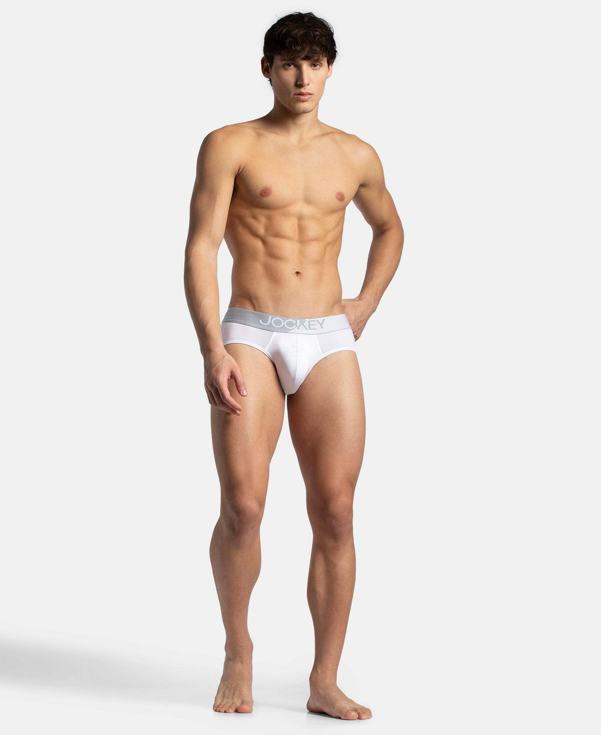 Image of JOCKEY Men MM04 Microfiber Mesh Elastane Stretch Brief