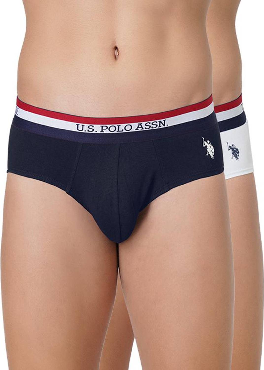 U.S. POLO ASSN. Pack of 2 Solid Men Brief