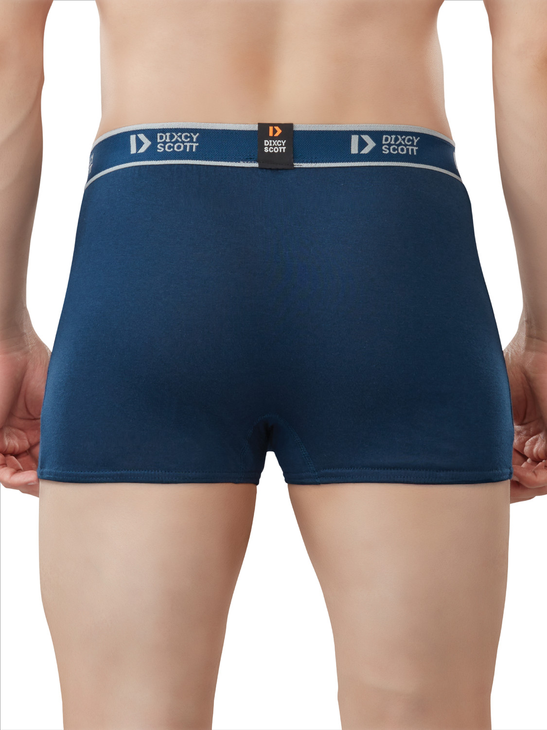 Image of Dixcy Scott Originals Men Swish 100% Combed Cotton - Breathable | C-Open | No Ride up Long Trunk Brief