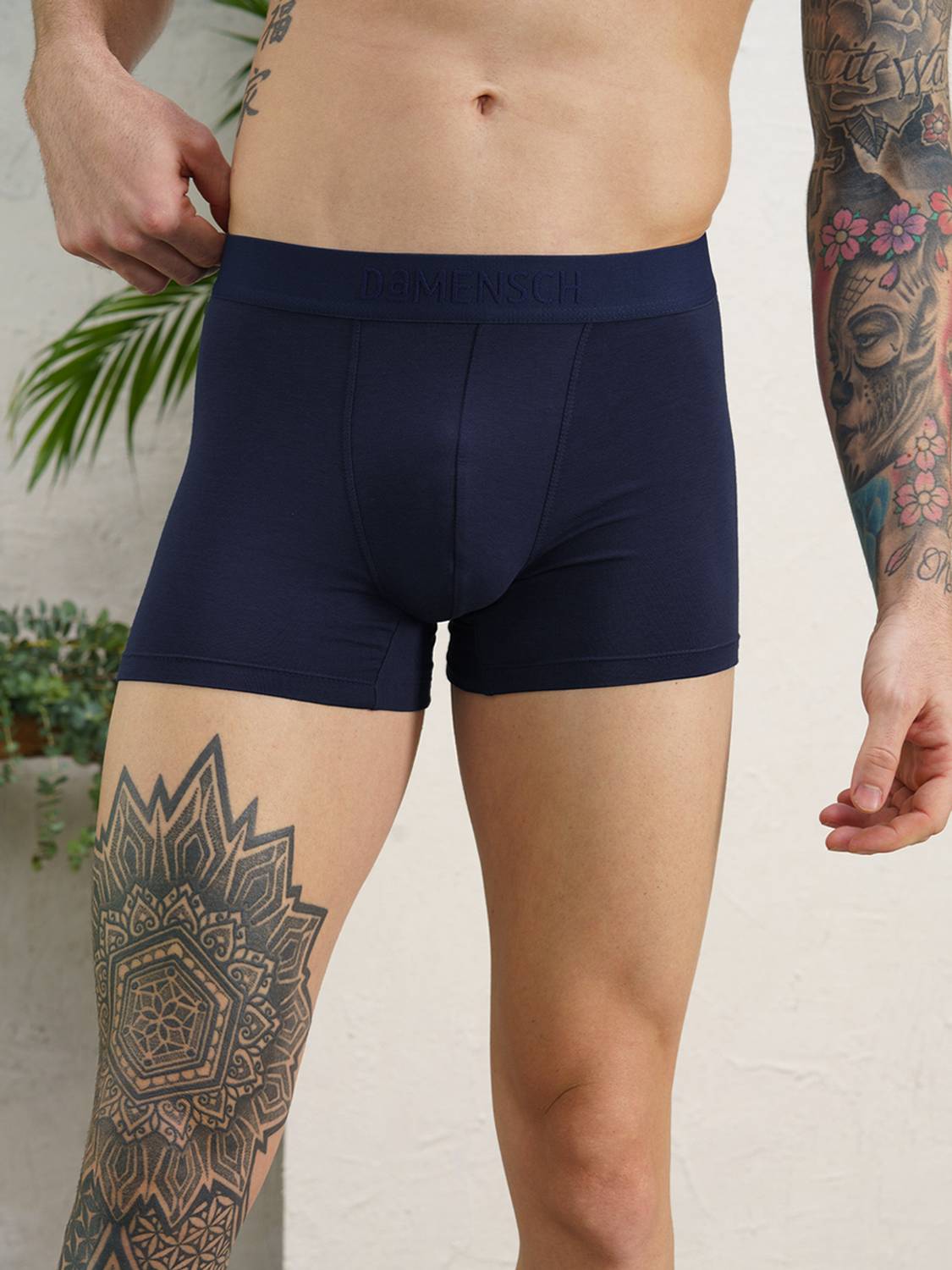 Damensch Men Deo-Soft Anti-Bacterial Navy Brief - Image 4