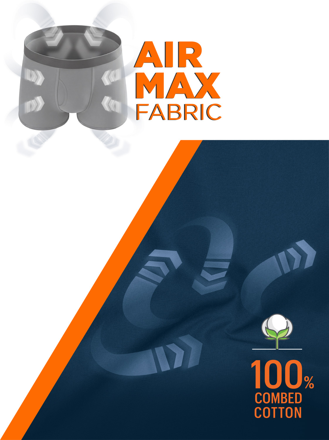 Image of Dixcy Scott Originals Men Swish 100% Combed Cotton - Breathable | C-Open | No Ride up Long Trunk Brief