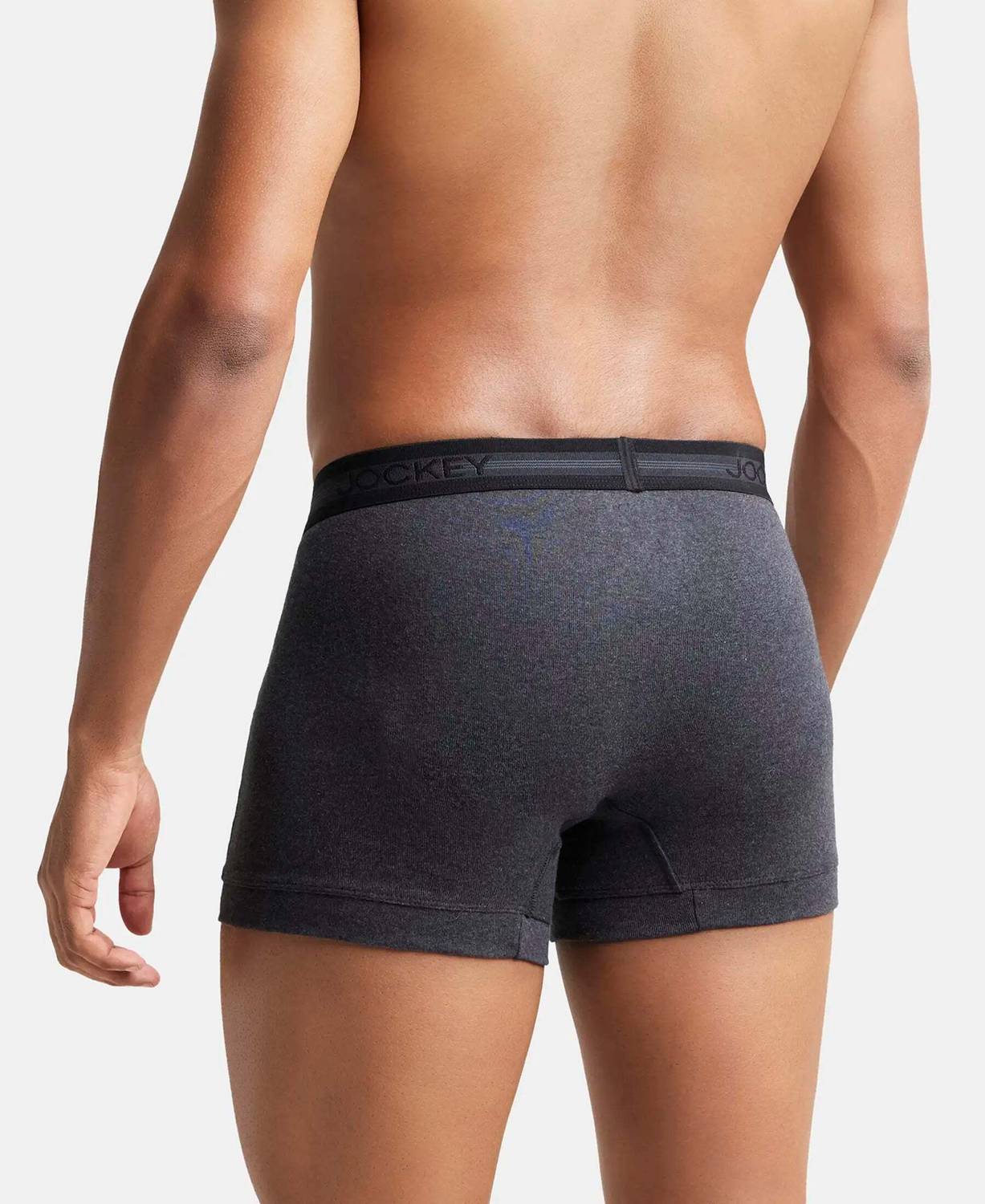 JOCKEY Men 1015 Super Combed Cotton Rib Brief Pack of 2 - Image 4