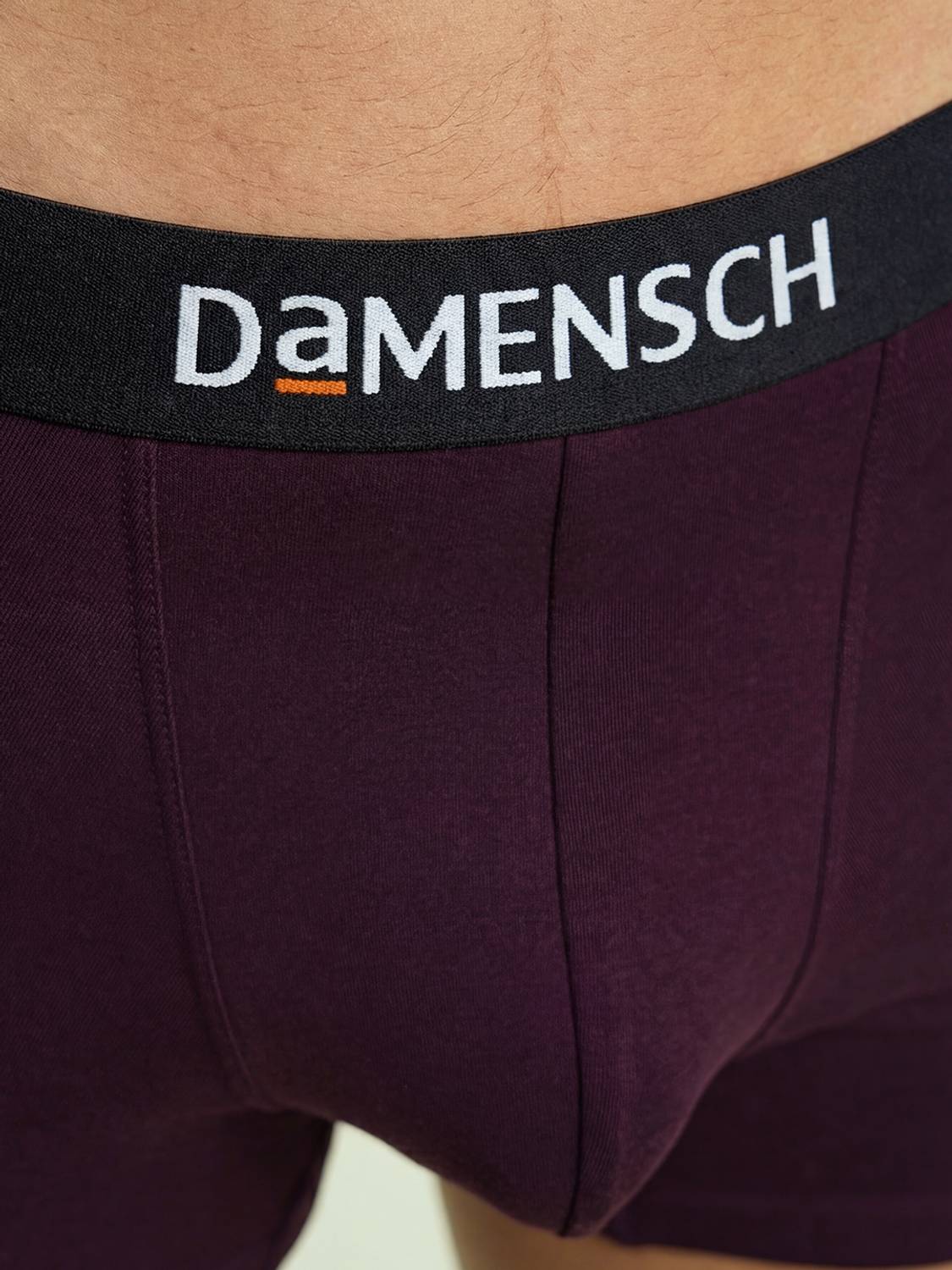 Damensch Men Feel Mint Peppermint Finish Maroon Brief - Image 3