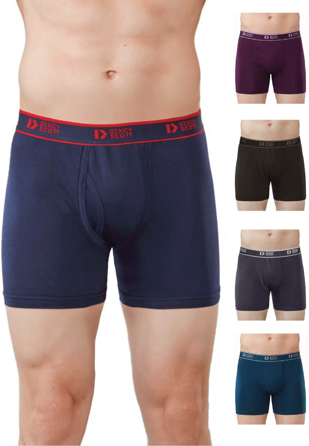 Image of Dixcy Scott Originals Men Cross 100% Combed Cotton - Breathable | Fly front C-open Brief