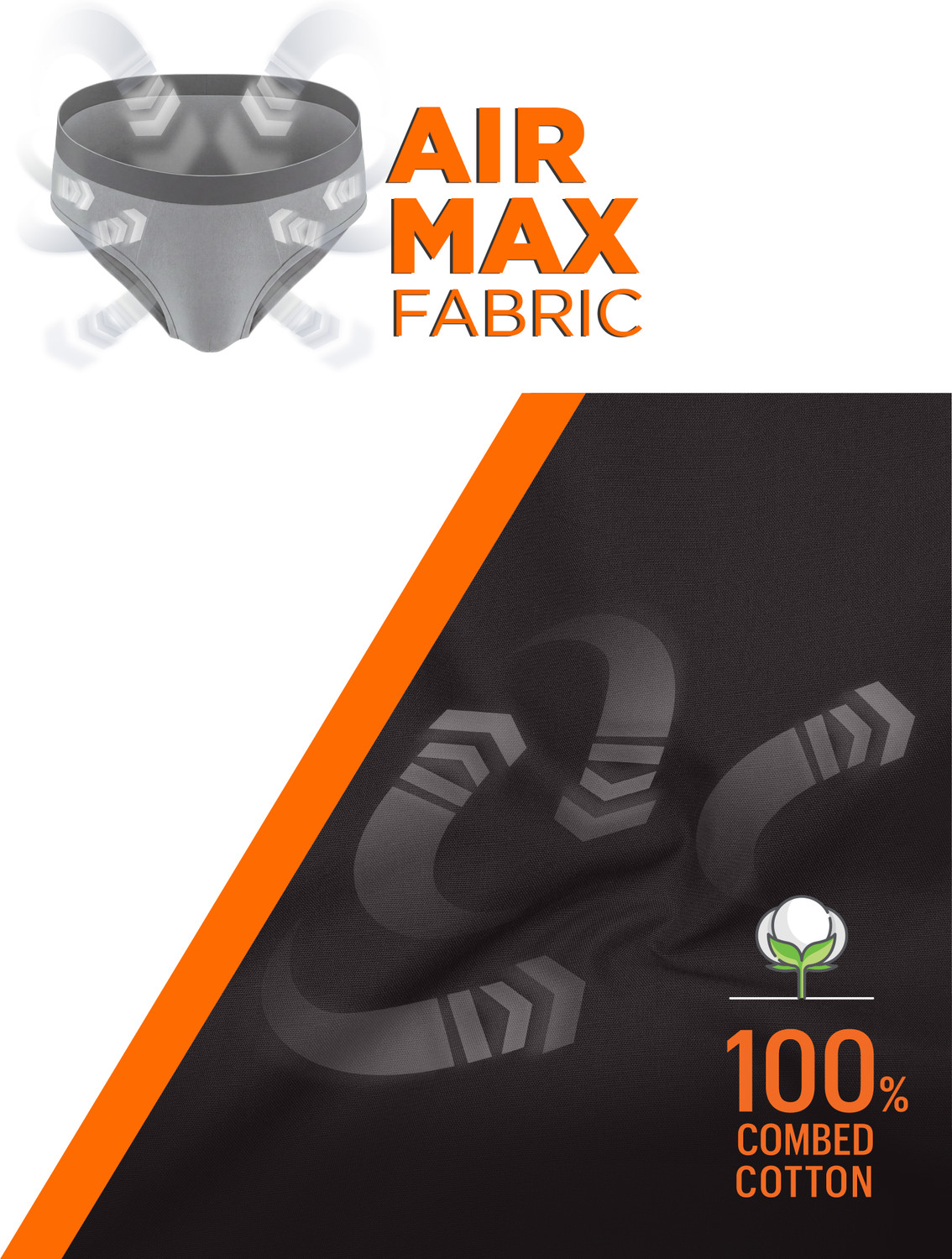 Image of Dixcy Scott Originals Men Replay 100% Combed Cotton - Breathable | 2 layer pouch | Sweat absorbent Brief