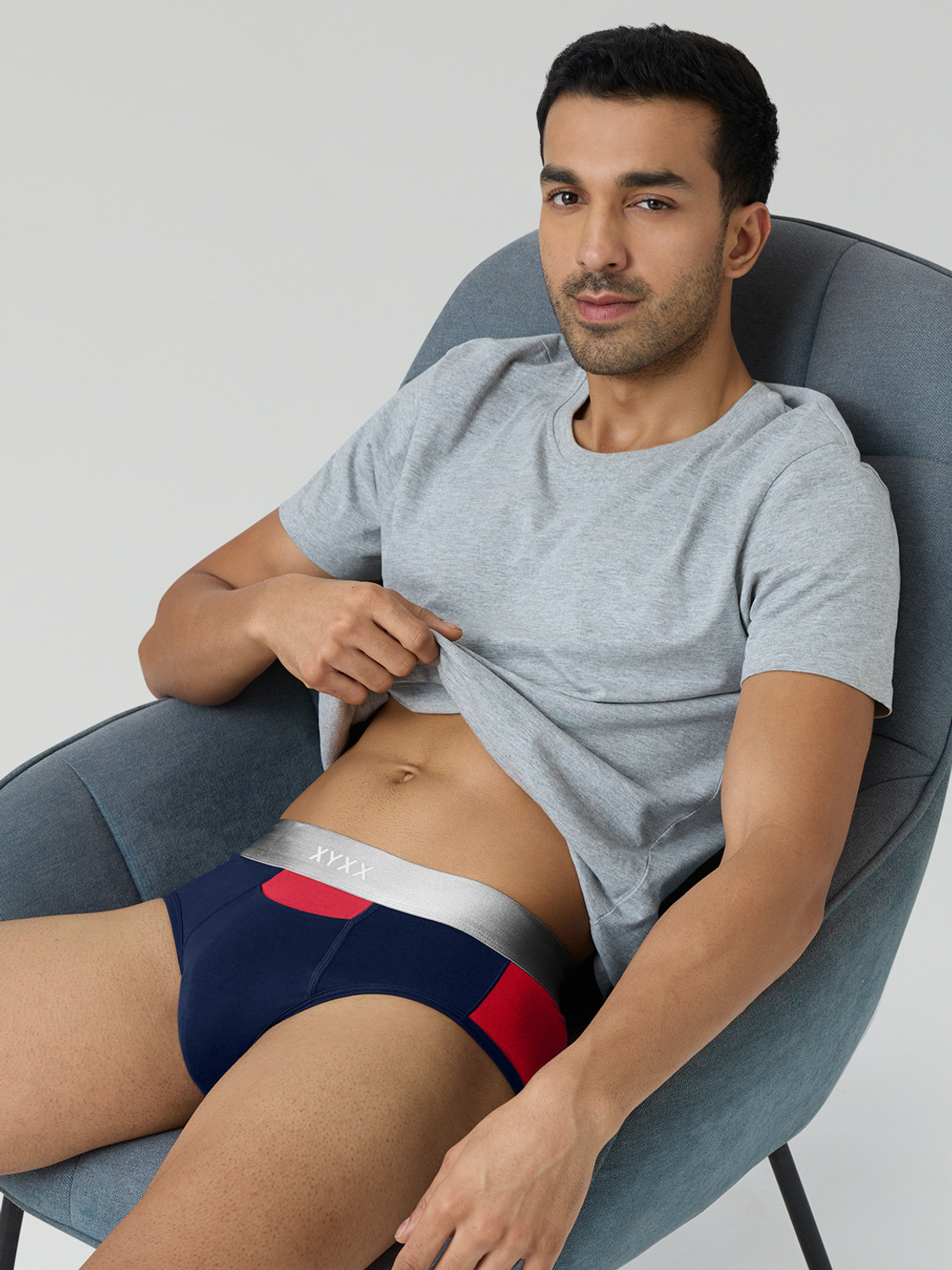 Image of XYXX Men Illuminati Intellisoft Micro Modal Color Blocked Brief