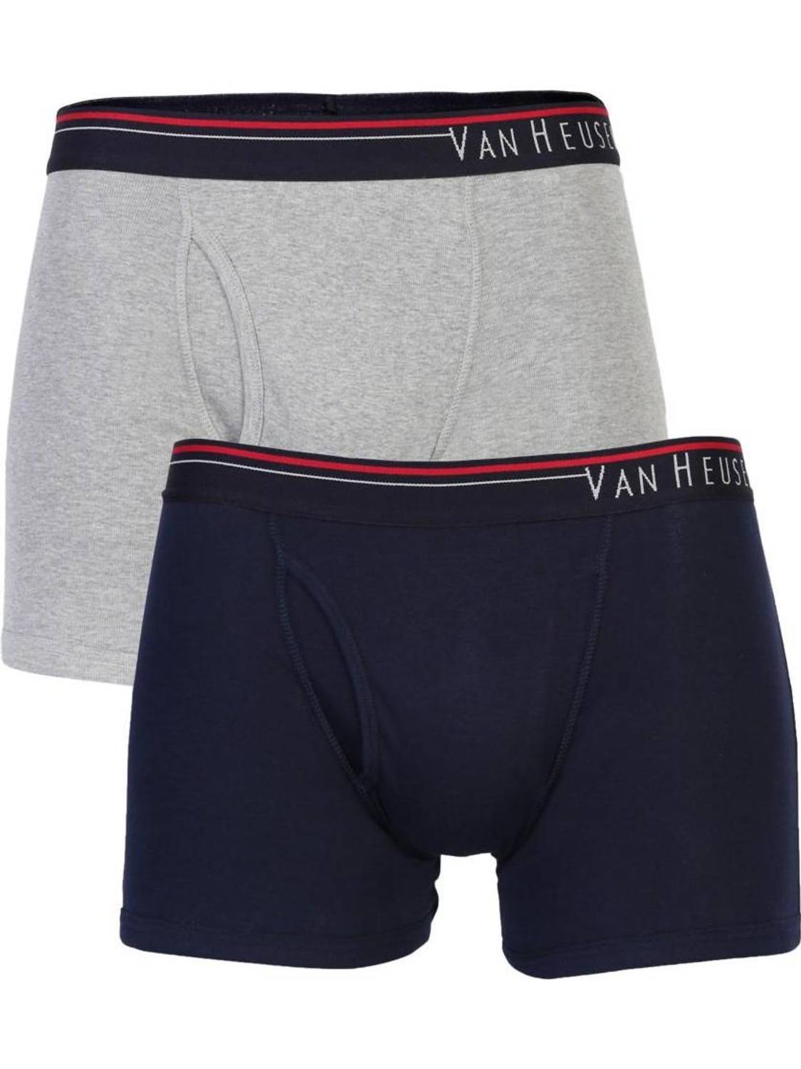 VAN HEUSEN Men Navy Pack of 2 Boxer Briefs - Image 1