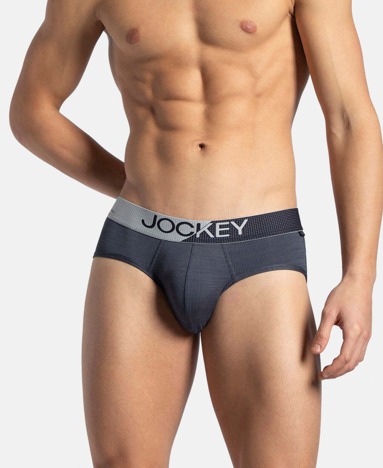 Image of JOCKEY Men MM04 Breathable Microfiber Mesh with StayDry Tech Brief