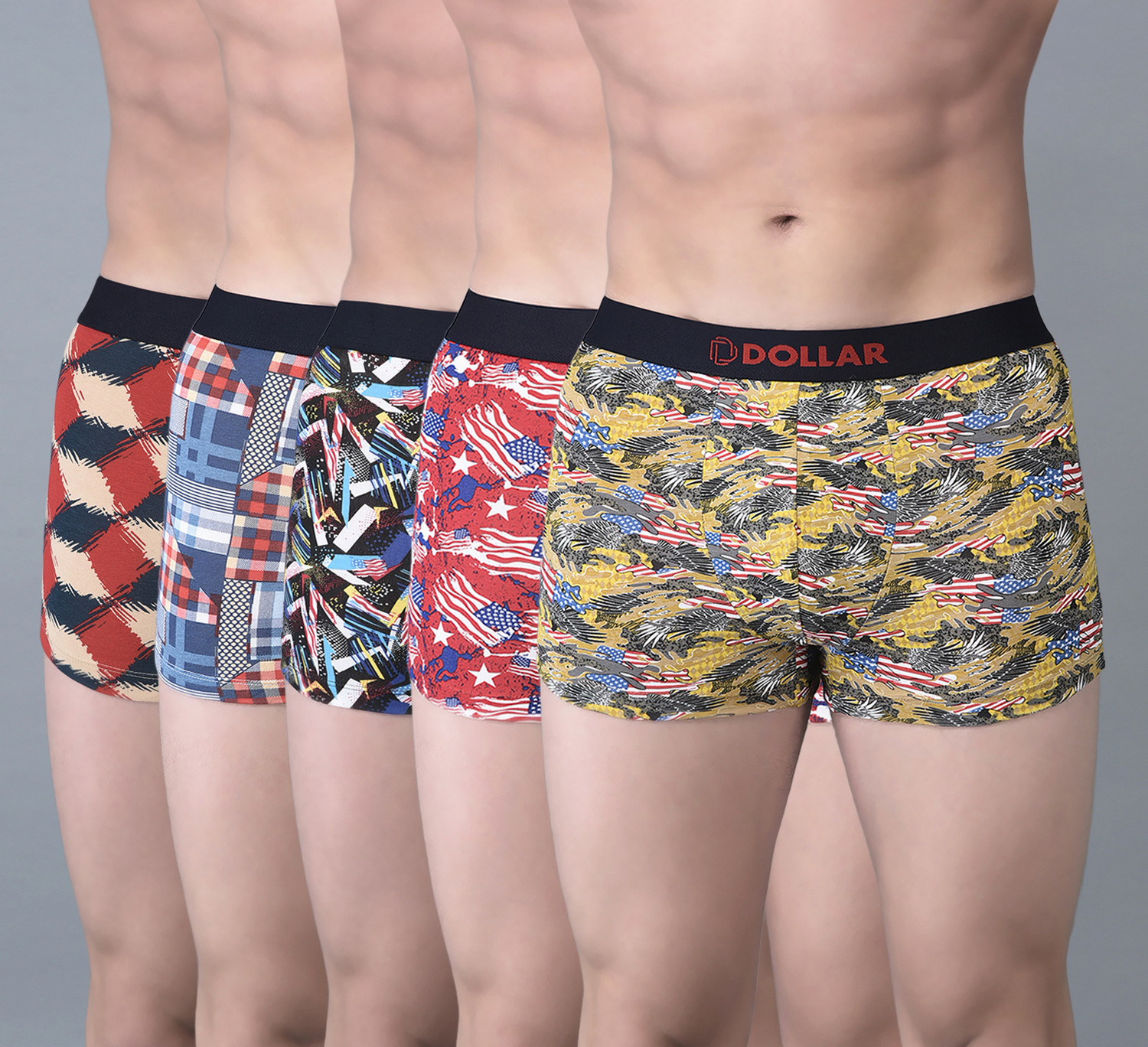 Image of DollarBigboss Men Combed Cotton Trendy Brief
