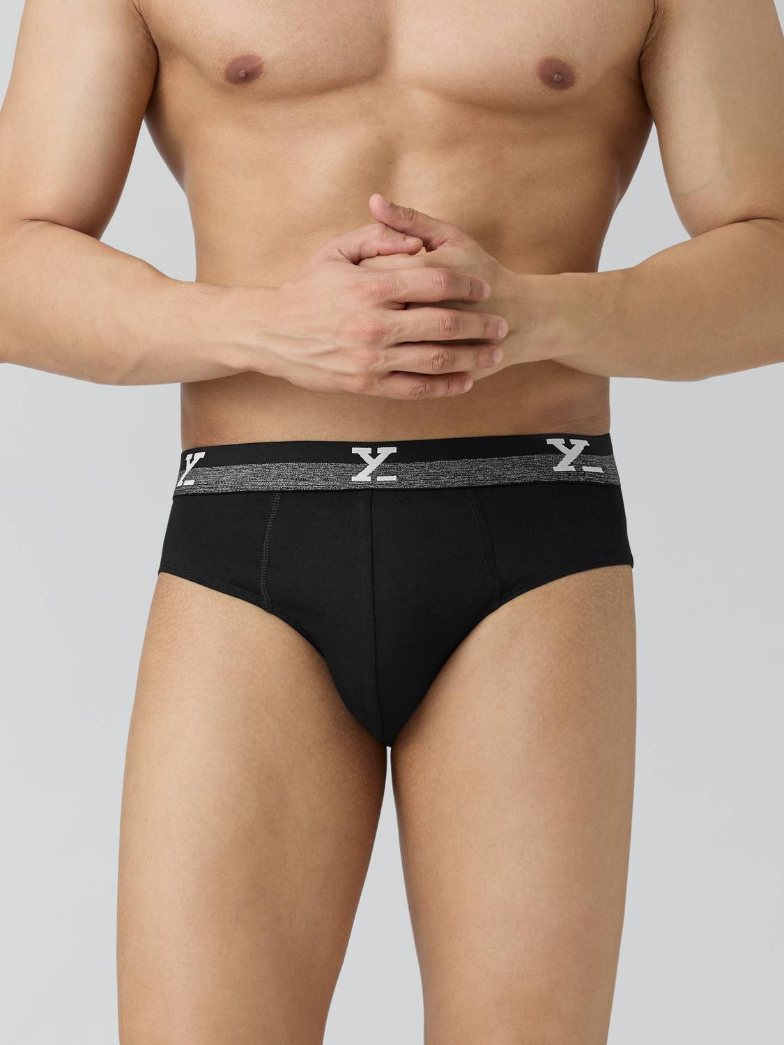 XYXX Men Nova IntelliFresh Cotton Grey Brief - Buy XYXX Men Nova