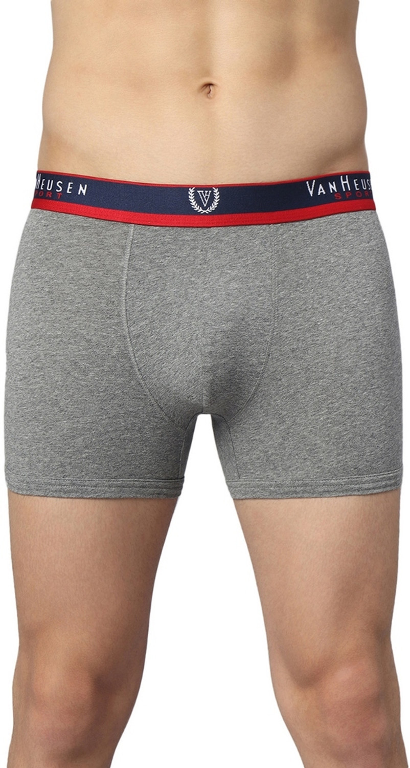 Image of VAN HEUSEN Men Sport Jaspe Textured And Double Layer Gusset Brief