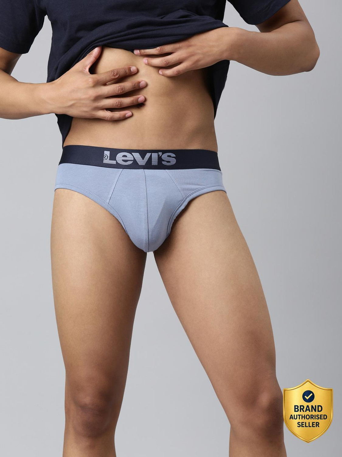 Image of LEVI'S Men 031A Premium Supima Cotton Micro Modal Solid Low-Rise Brief