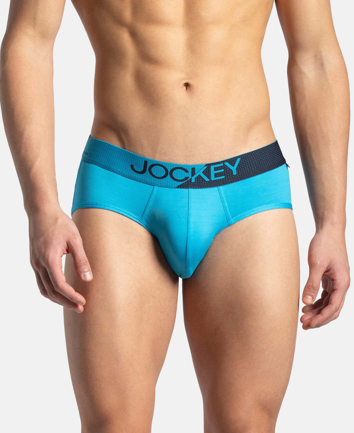 Image of JOCKEY Men MM04 Breathable Microfiber Mesh with StayDry Tech Brief