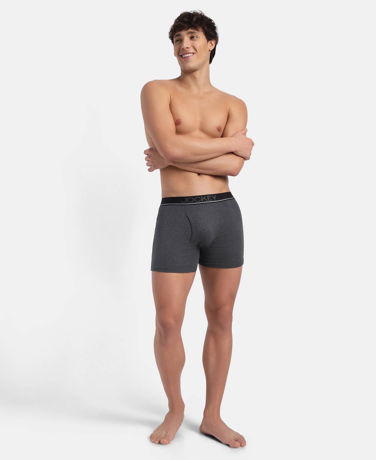 JOCKEY Men 8009 Super Combed Cotton Rib Brief Pack of 2 - Image 3