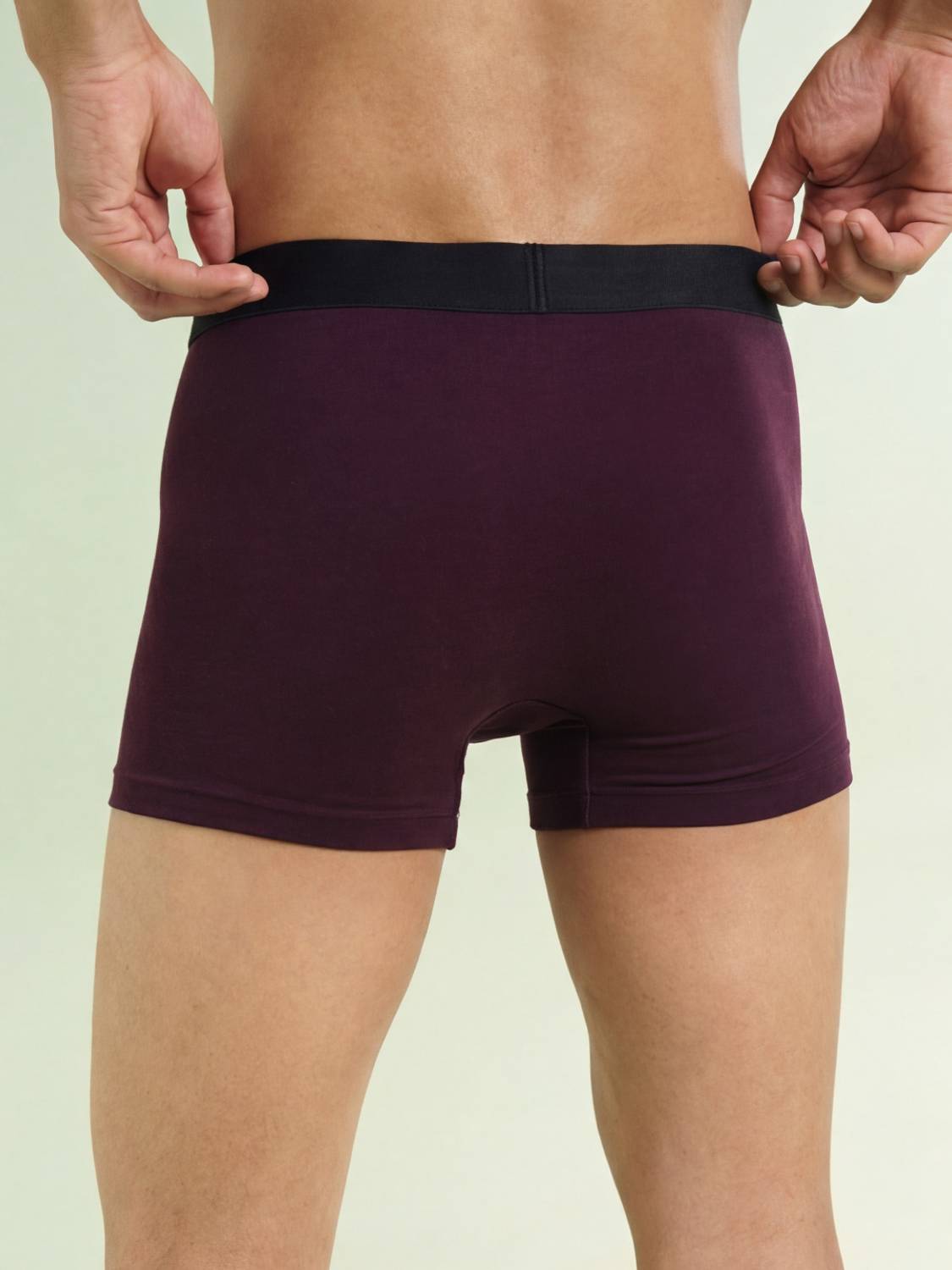 Damensch Men Feel Mint Peppermint Finish Maroon Brief - Image 2