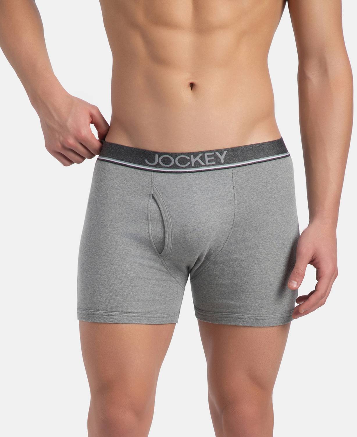 JOCKEY Men 8009 Super Combed Cotton Rib Brief Pack of 2 - Image 5