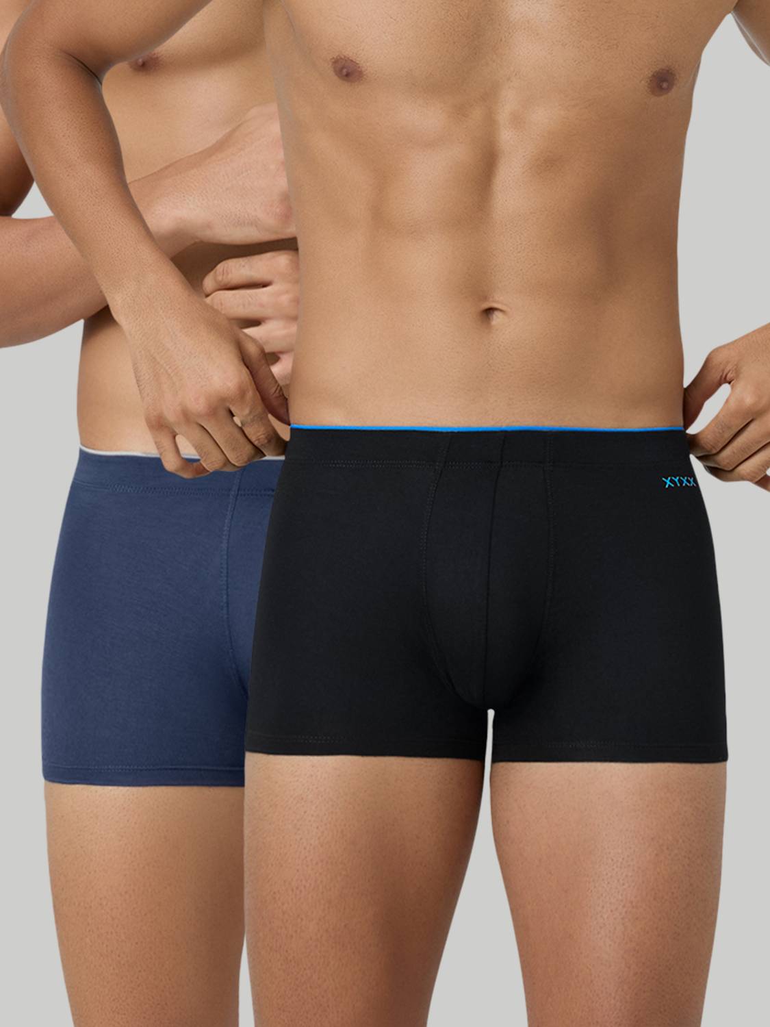 XYXX Pack of 2 Underwear Uno Intellisoft Micro Modal Solid Men Tr