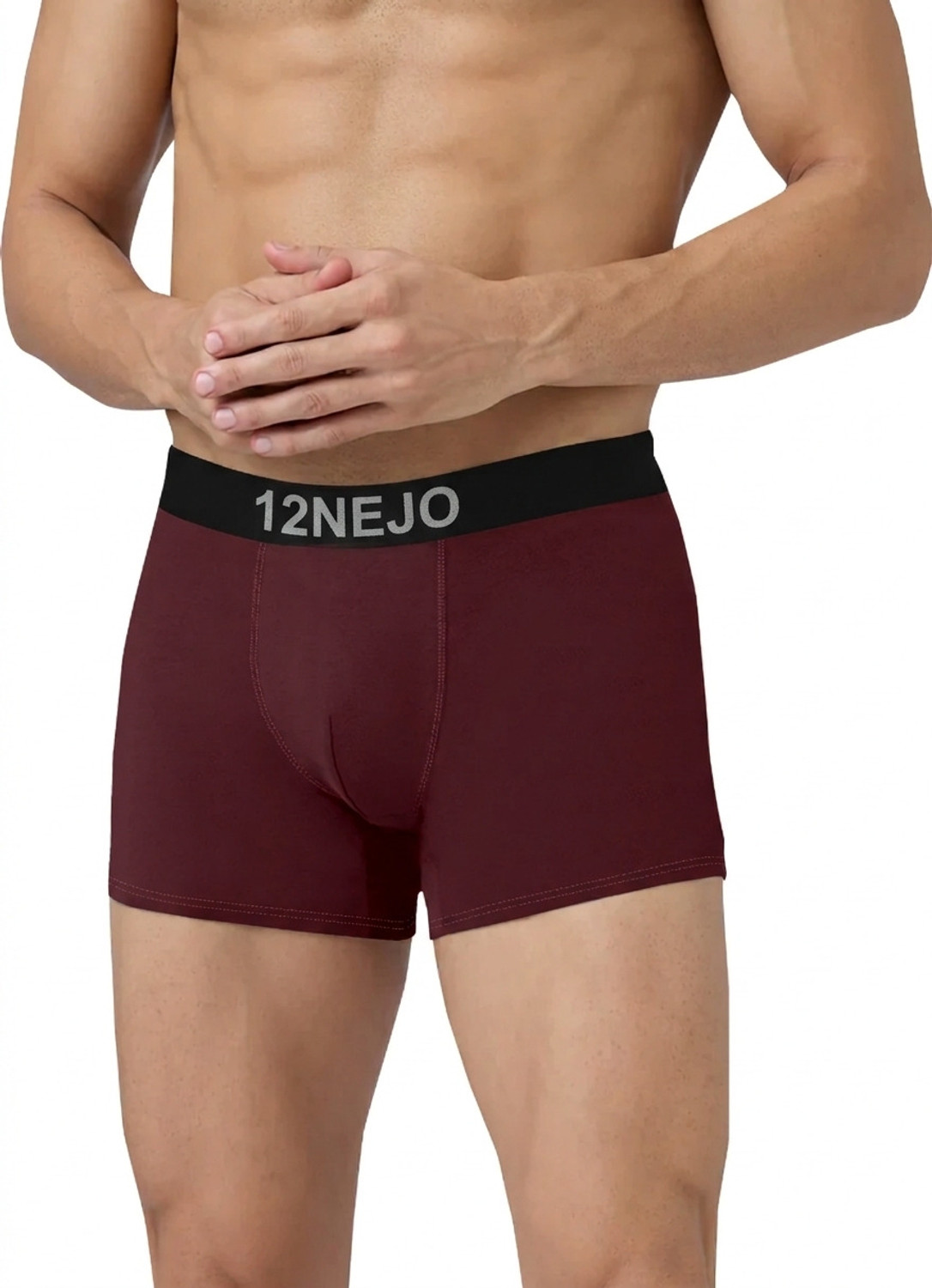 Image of 12NEJO Pack of 4 Solid Men Trunk