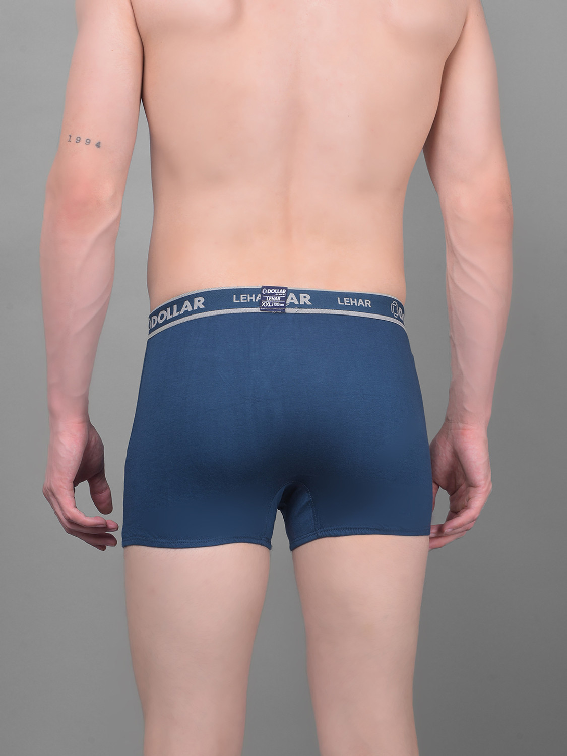 Image of Dollar Men Dollar Lehar Mens Combed Cotton Trunk - Pack of 10 - Actual Colour May Vary Brief