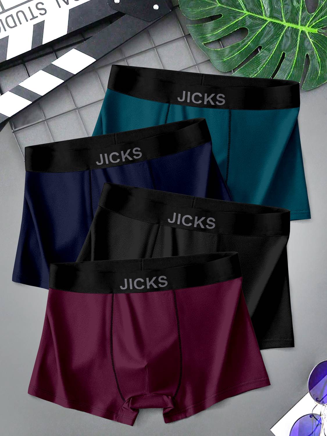 jicks Pack of 4 Printed Men Brief