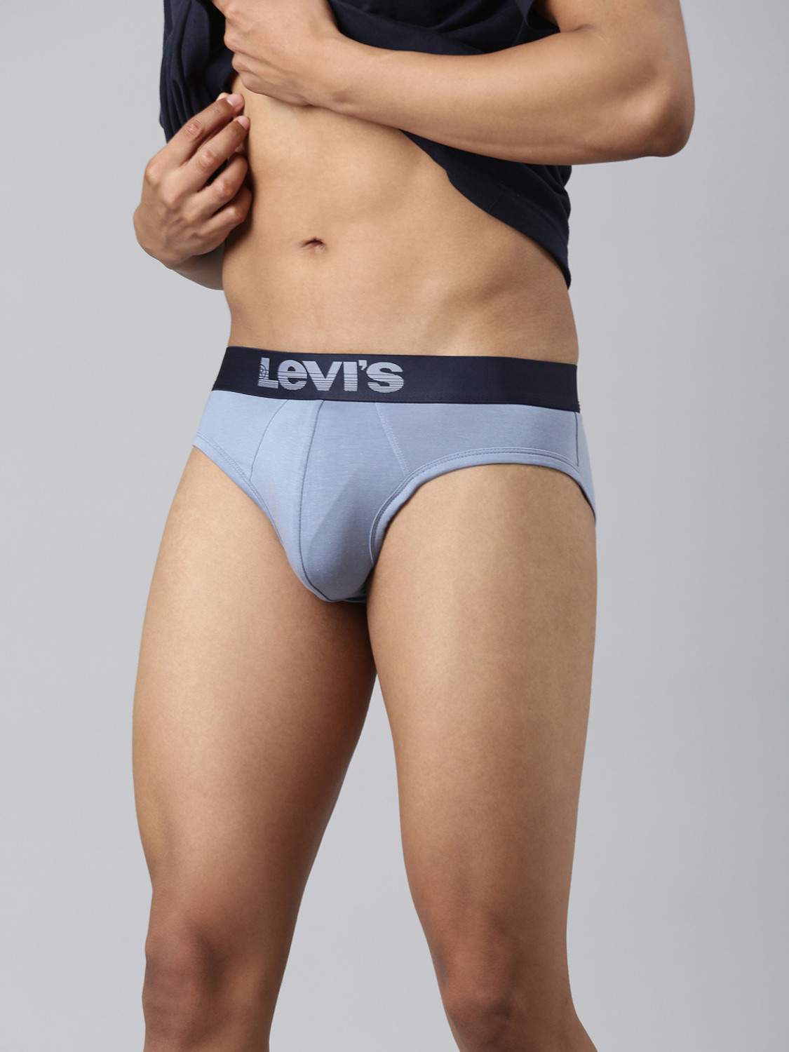 Image of LEVI'S Men 031A Premium Supima Cotton Micro Modal Solid Low-Rise Brief