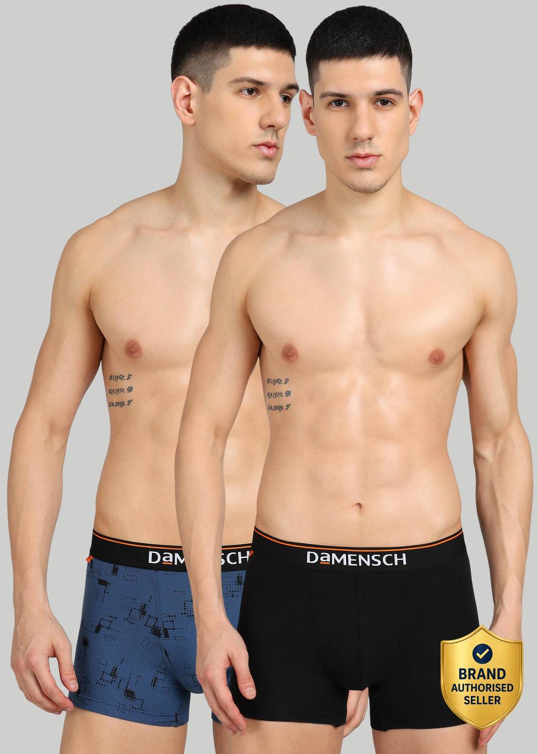 Damensch Men Deo-Cotton Anti-Bacterial Brief Pack of 2 - Image 1