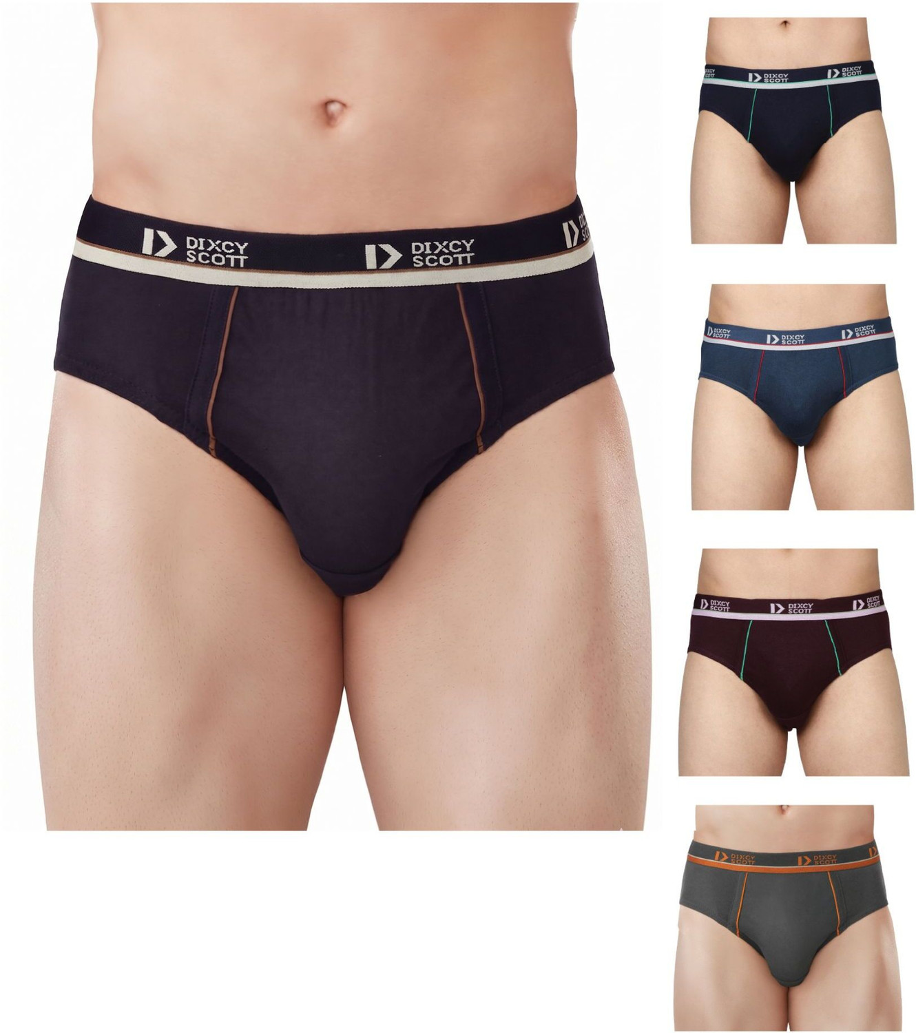 Dixcy Scott Originals Men Replay 100% Combed Cotton - Breathable | 2 layer pouch | Sweat absorbent Brief