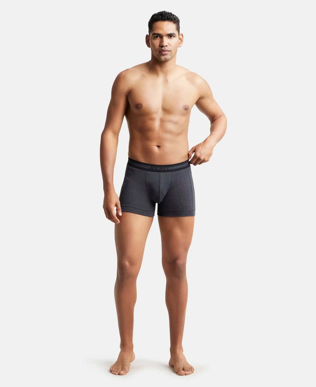 JOCKEY Men 1015 Super Combed Cotton Rib Brief Pack of 2 - Image 5
