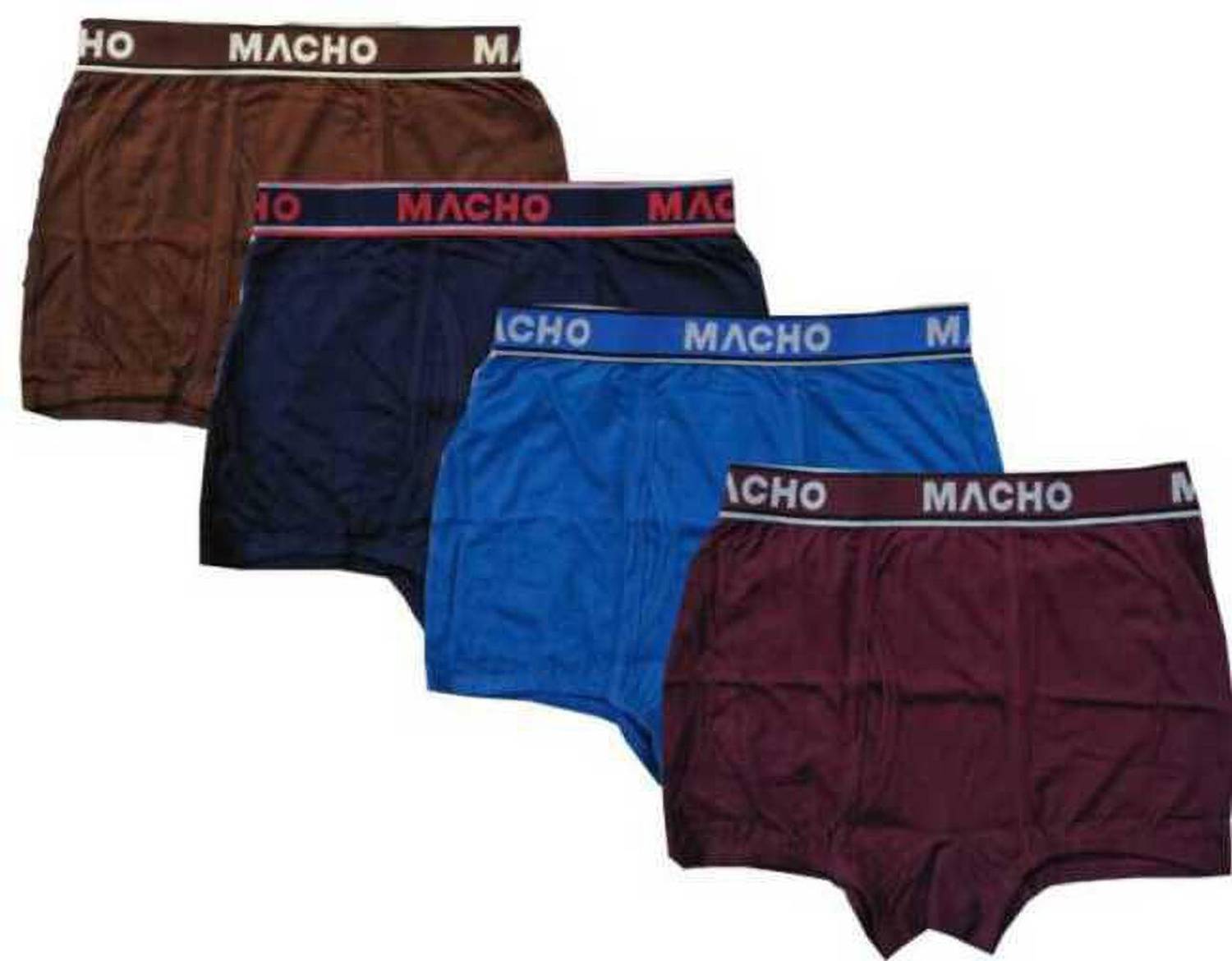 MACHO Pack of 4 Solid Men Trunk