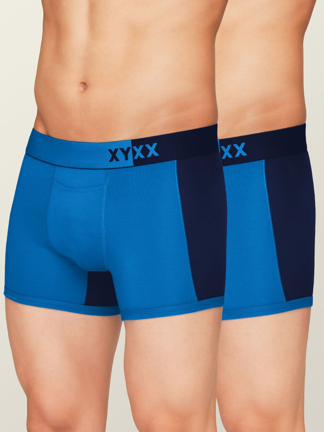Image of XYXX Men Dualist Intellisoft Micro Modal Color Blocked Brief