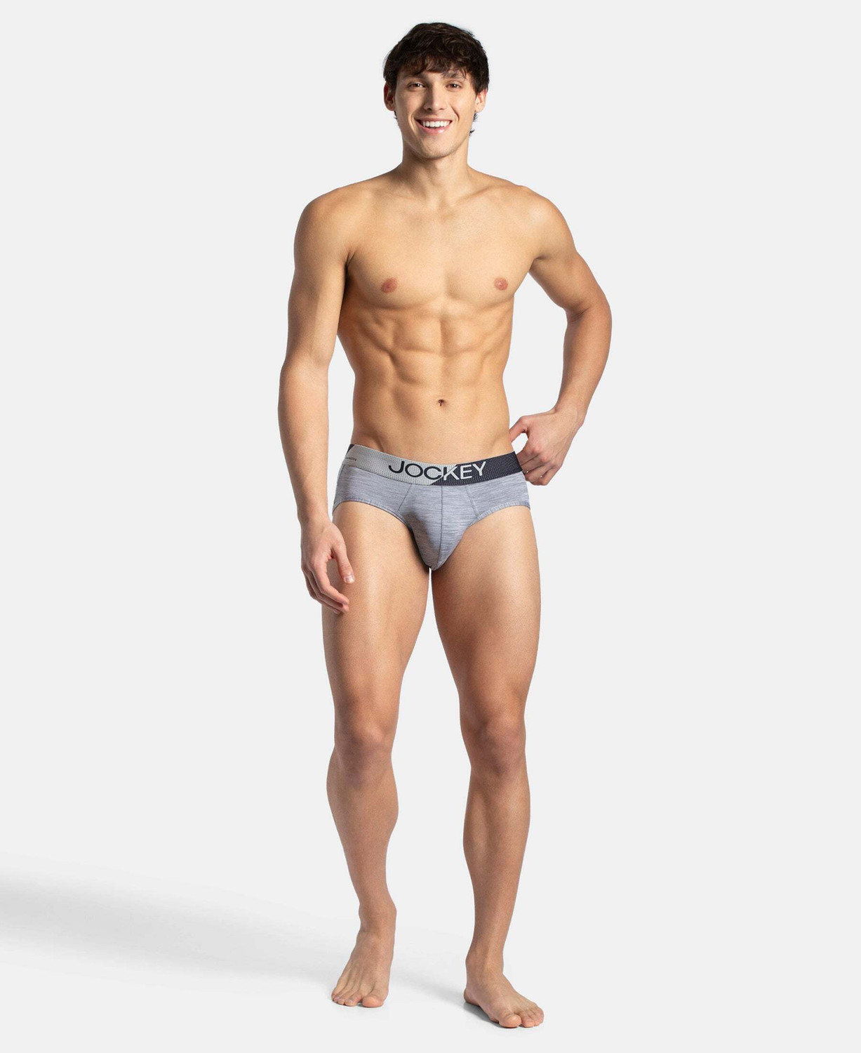 Image of JOCKEY Men MM04 Breathable Microfiber Mesh with StayDry Tech Active Wear Brief
