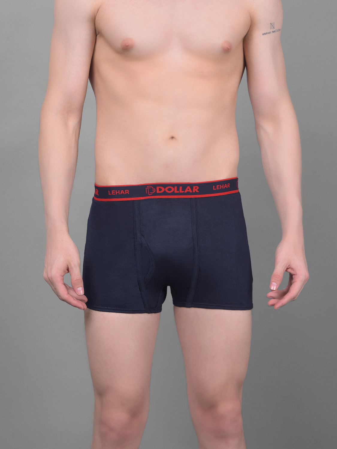 Image of Dollar Men Dollar Lehar Mens Combed Cotton Trunk - Pack of 10 - Actual Colour May Vary Brief
