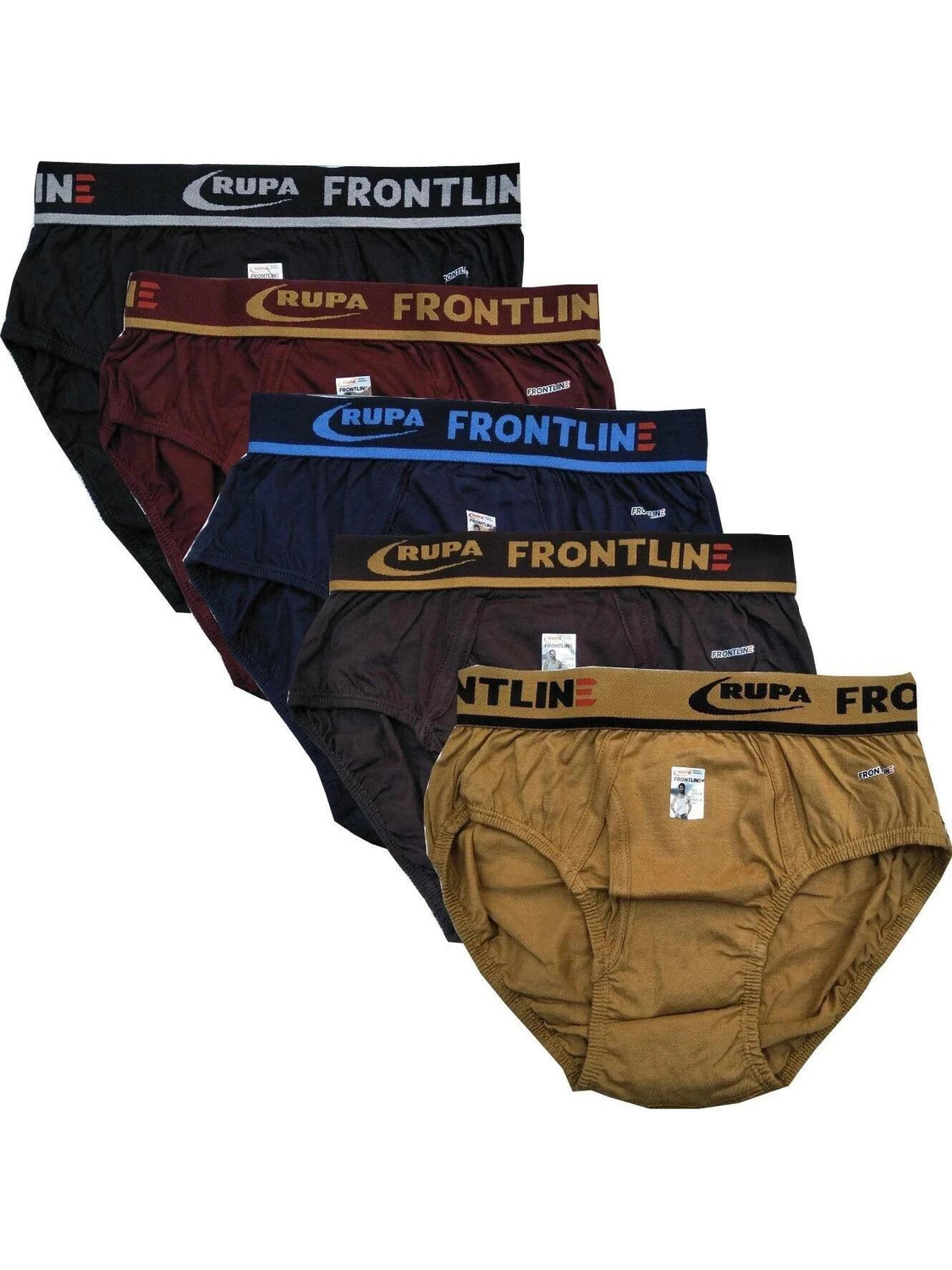 Image of RUPA FRONTLINE Pack of 5 Men Brief