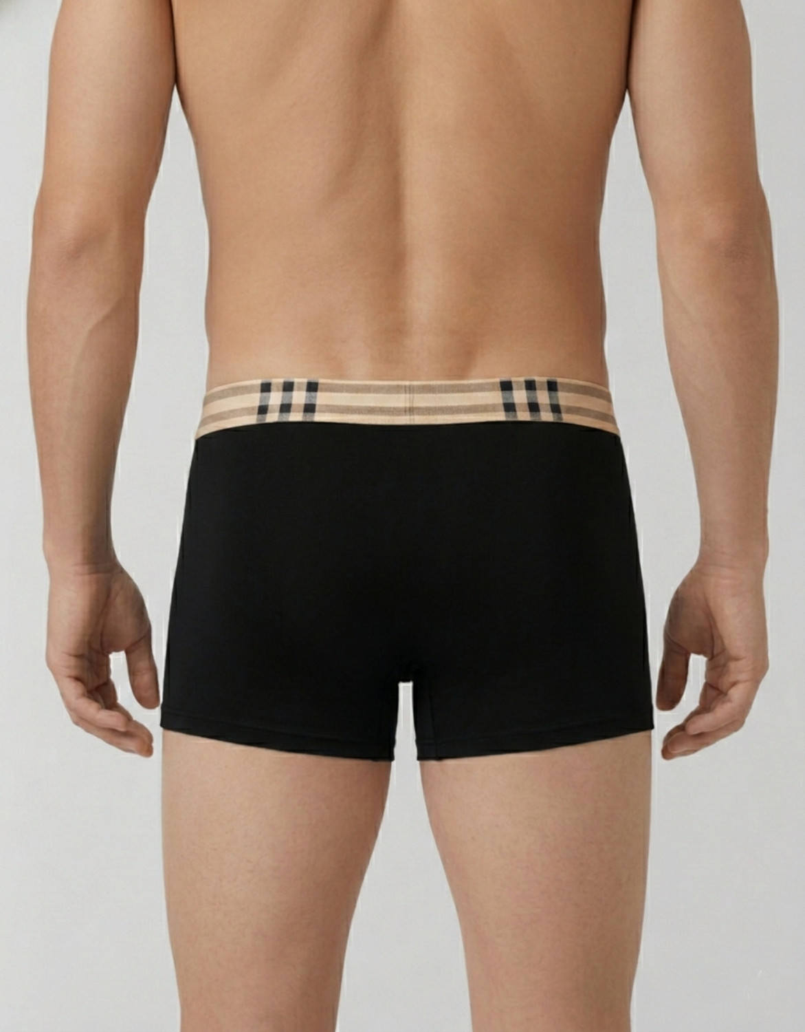 Image of AECDO Solid, Checkered Men Brief