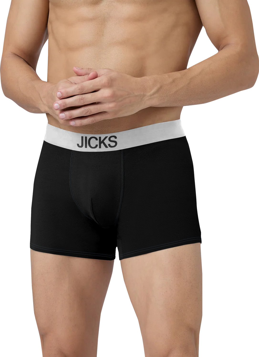 Image of jicks Pack of 4 Solid Men Trunk
