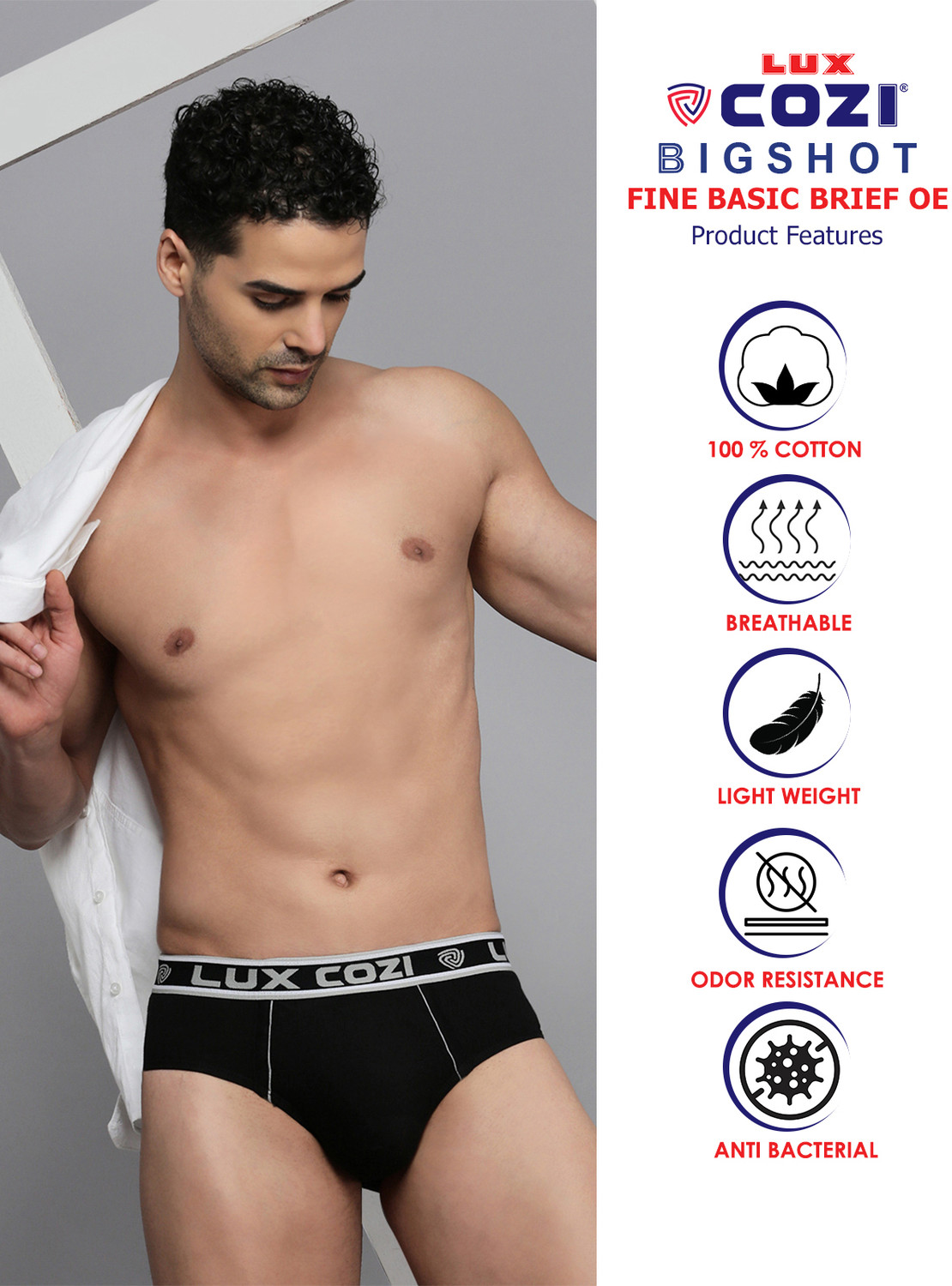 Image of LUX cozi Men Brief