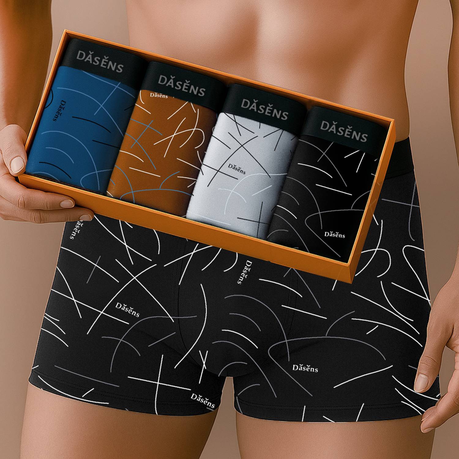 Dasens Pack of 4 Men Brief