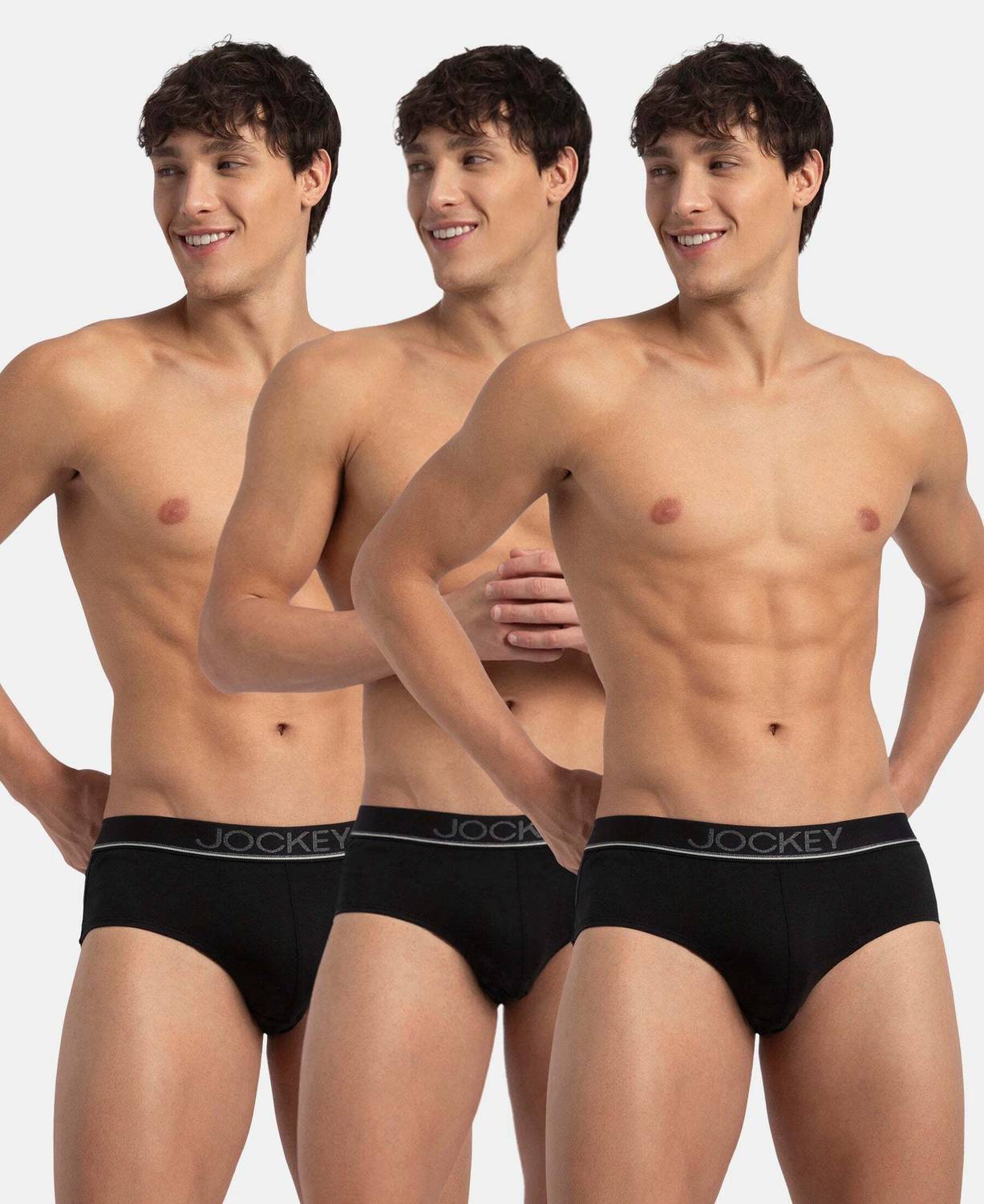 JOCKEY Men 8037 Super Combed Cotton Brief Pack of 2 - Image 5