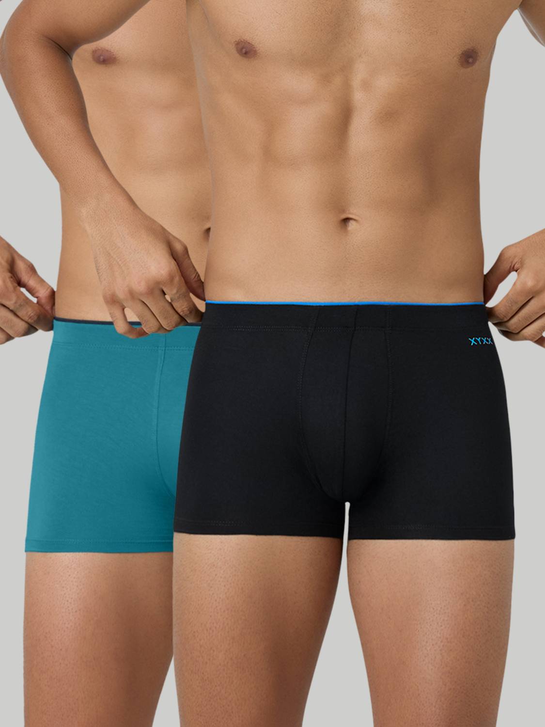 XYXX Pack of 2 Underwear Uno Intellisoft Micro Modal Solid Men Tr