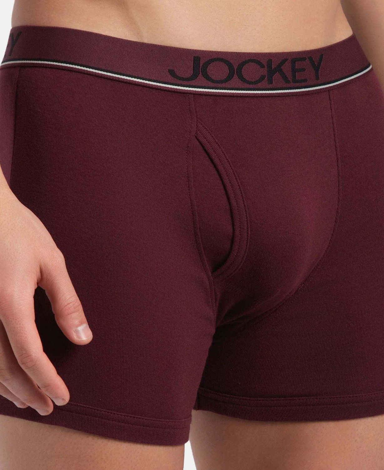 Image of JOCKEY Men 8009 Super Combed Cotton Rib Brief