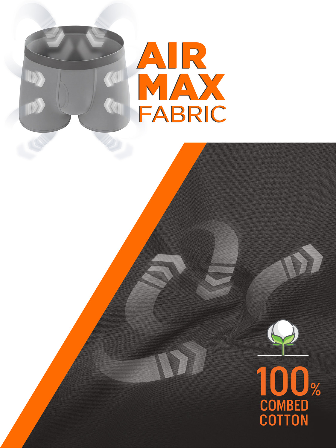 Image of Dixcy Scott Originals Men Swish 100% Combed Cotton - Breathable | C-Open | No Ride up Long Trunk Brief